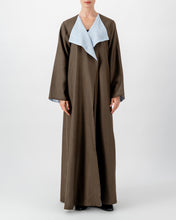 Load image into Gallery viewer, Style 60 - Linen - Mocha/Sky Blue
