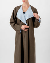 Load image into Gallery viewer, Style 60 - Linen - Mocha/Sky Blue

