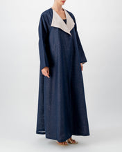 Load image into Gallery viewer, Style 60 - Linen - Navy/Blush
