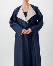 Load image into Gallery viewer, Style 60 - Linen - Navy/Blush
