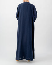 Load image into Gallery viewer, Style 60 - Textured Viscose - Navy/Tangerine

