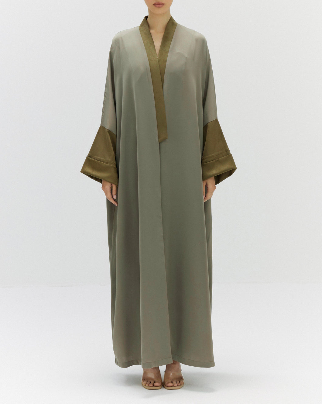 Style 51 - Suede/Crepe - Olive