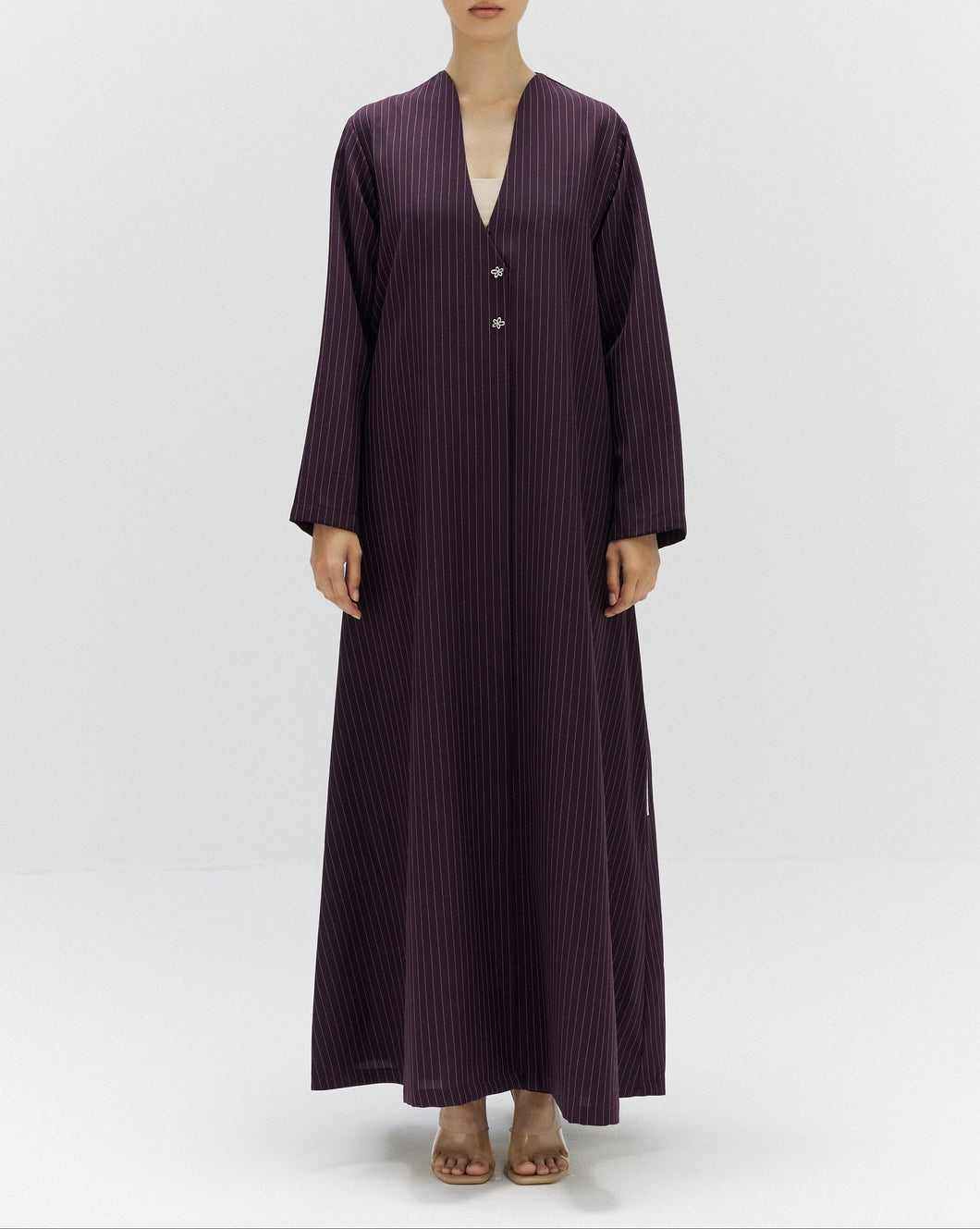 Style 56 - Stripe Gaberdine - Plum