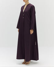 Load image into Gallery viewer, Style 56 - Stripe Gaberdine - Plum
