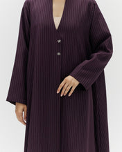 Load image into Gallery viewer, Style 56 - Stripe Gaberdine - Plum
