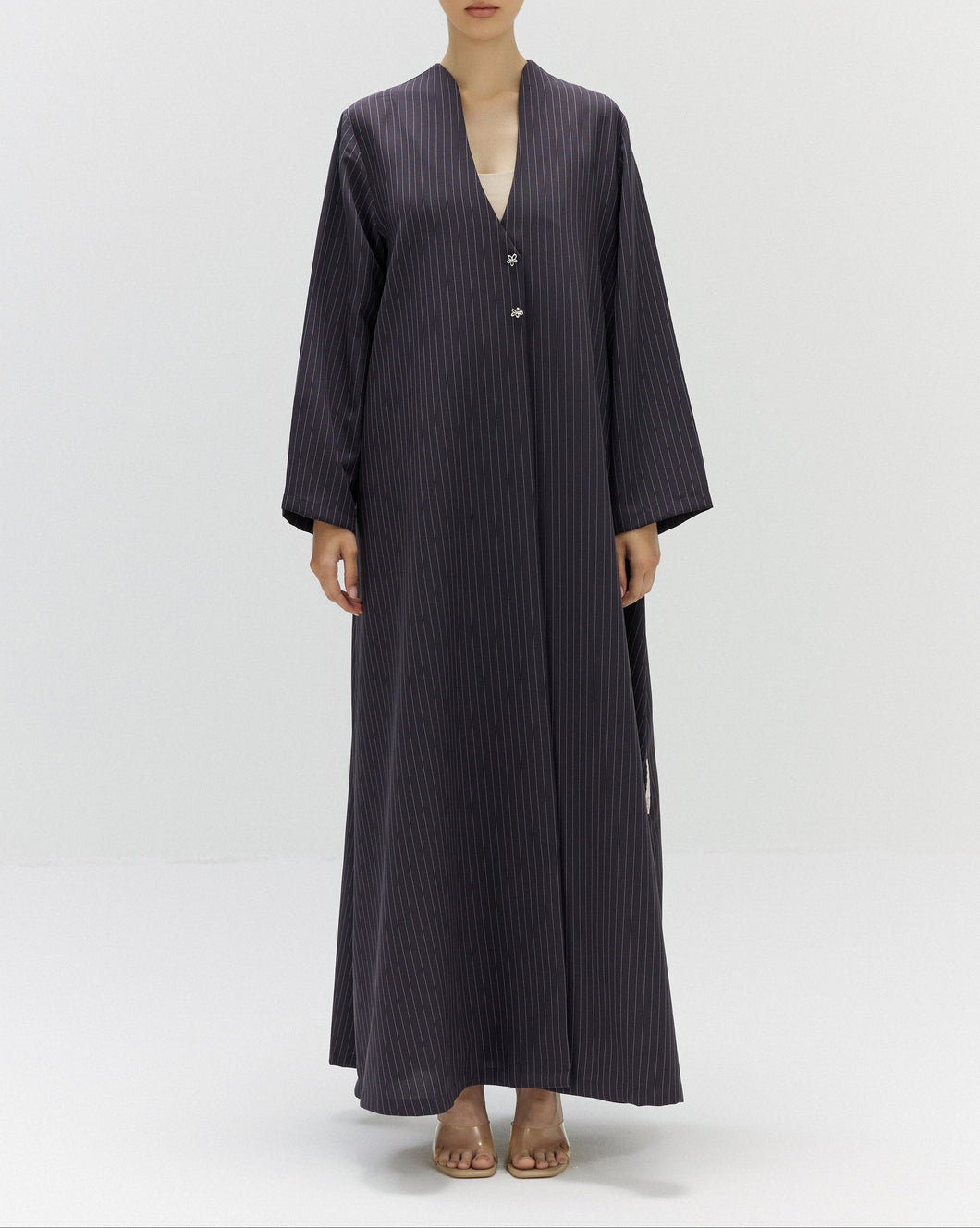 Style 56 - Stripe Gaberdine - Charcoal