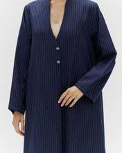 Load image into Gallery viewer, Style 56 - Stripe Gaberdine - Navy
