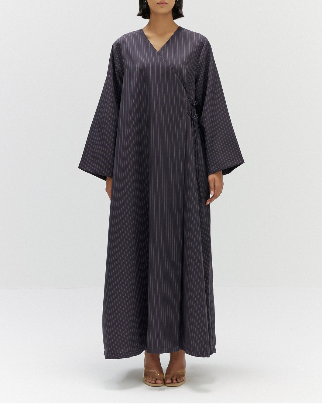 Style 50 - Stripe Gaberdine - Charcoal