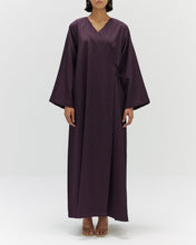 Load image into Gallery viewer, Style 50 - Stripe Gaberdine - Plum
