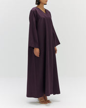 Load image into Gallery viewer, Style 50 - Stripe Gaberdine - Plum
