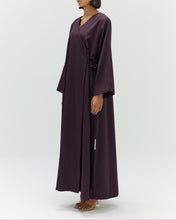 Load image into Gallery viewer, Style 50 - Stripe Gaberdine - Plum

