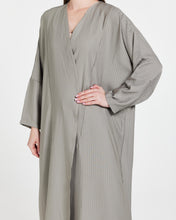 Load image into Gallery viewer, Style 21 - Sage Striped Satin
