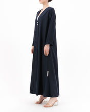 Load image into Gallery viewer, Style 47 - Stripe Suiting - Dark Navy
