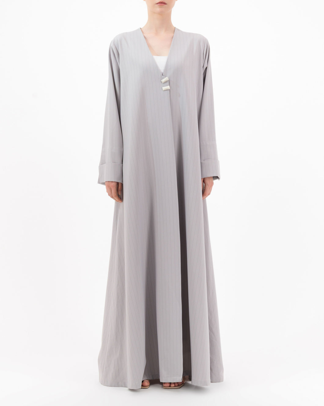 Style 47 - Stripe Suiting - Light Grey