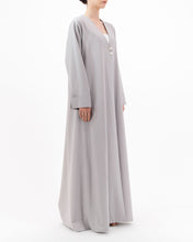 Load image into Gallery viewer, Style 47 - Stripe Suiting - Light Grey
