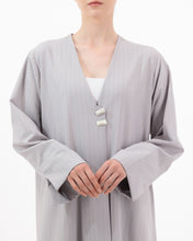 Load image into Gallery viewer, Style 47 - Stripe Suiting - Light Grey

