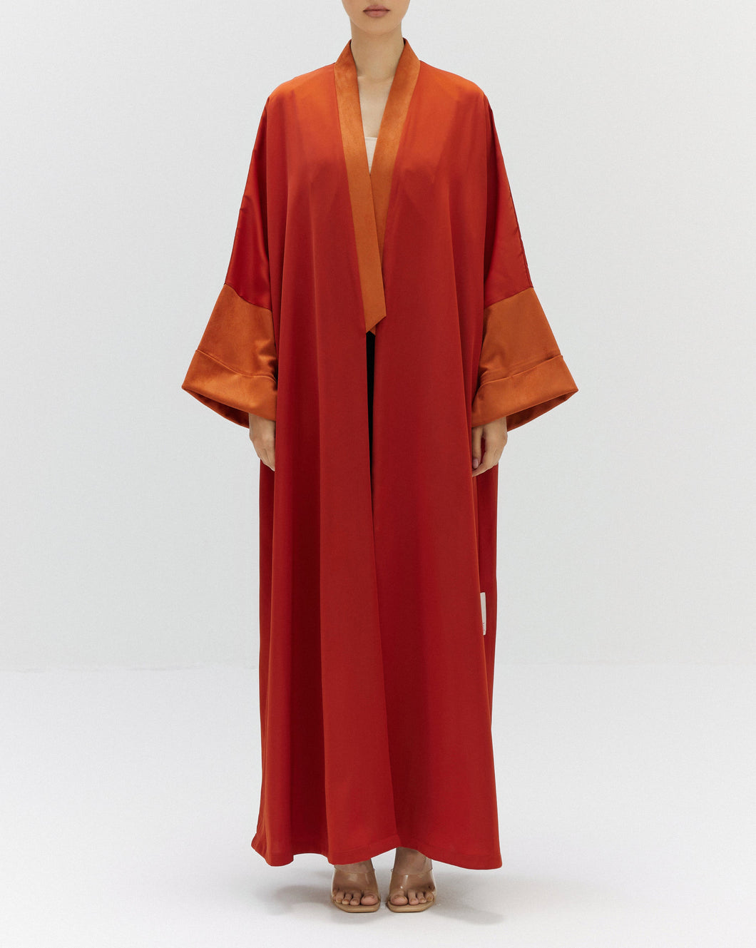 Style 51 - Suede/Crepe - Tangerine